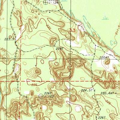United States Geological Survey Steuben NE, MI (1983, 25000-Scale) digital map