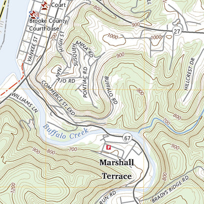 United States Geological Survey Steubenville East, OH (2023, 24000-Scale) digital map