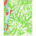 United States Geological Survey Steubenville East, OH-WV-PA (1958, 24000-Scale) digital map