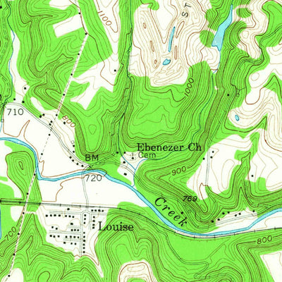 United States Geological Survey Steubenville East, OH-WV-PA (1958, 24000-Scale) digital map