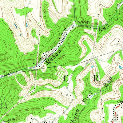 United States Geological Survey Steubenville East, OH-WV-PA (1958, 24000-Scale) digital map