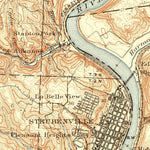 United States Geological Survey Steubenville, WV-OH-PA (1904, 62500-Scale) digital map