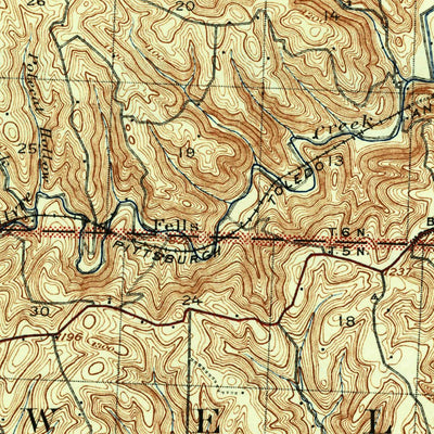 United States Geological Survey Steubenville, WV-OH-PA (1942, 62500-Scale) digital map