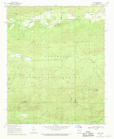 United States Geological Survey Steve, AR (1968, 24000-Scale) digital map