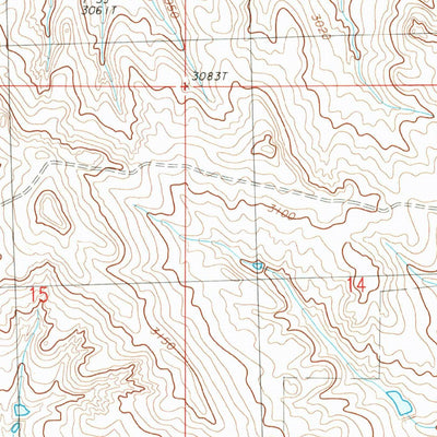 United States Geological Survey Steve Forks, MT (1983, 24000-Scale) digital map