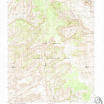 United States Geological Survey Stevens Canyon North, UT (1987, 24000-Scale) digital map