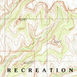 United States Geological Survey Stevens Canyon North, UT (1987, 24000-Scale) digital map