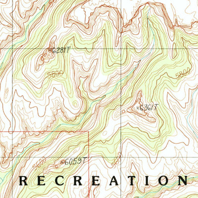 United States Geological Survey Stevens Canyon North, UT (1987, 24000-Scale) digital map