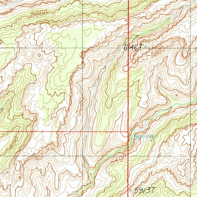 United States Geological Survey Stevens Canyon North, UT (1987, 24000-Scale) digital map