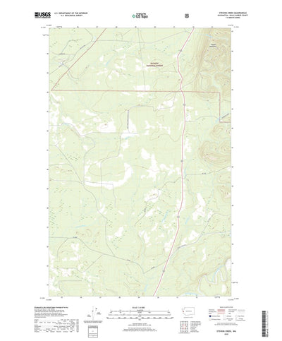 United States Geological Survey Stevens Creek, WA (2020, 24000-Scale) digital map