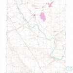 United States Geological Survey Stevens Flat, WY (1961, 24000-Scale) digital map