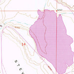 United States Geological Survey Stevens Flat, WY (1961, 24000-Scale) digital map