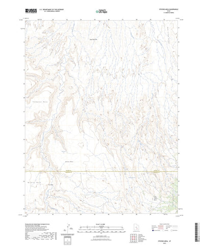 United States Geological Survey Stevens Mesa, UT (2023, 24000-Scale) digital map