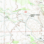 United States Geological Survey Stevens Mountain, AZ (1979, 24000-Scale) digital map