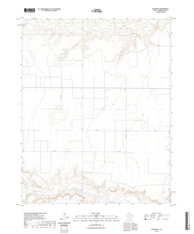 United States Geological Survey Stevens SE, TX (2022, 24000-Scale) digital map