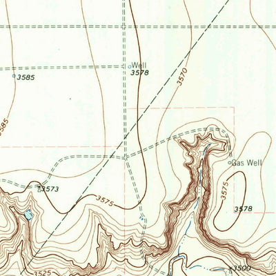United States Geological Survey Stevens SW, TX (1964, 24000-Scale) digital map