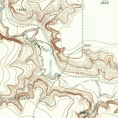 United States Geological Survey Stevens SW, TX (1964, 24000-Scale) digital map