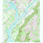 United States Geological Survey Stevenson, AL (1947, 24000-Scale) digital map