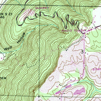 United States Geological Survey Stevenson, AL (1947, 24000-Scale) digital map