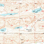 United States Geological Survey Steverson Lake, NE (1949, 62500-Scale) digital map