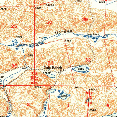 United States Geological Survey Steverson Lake, NE (1951, 62500-Scale) digital map