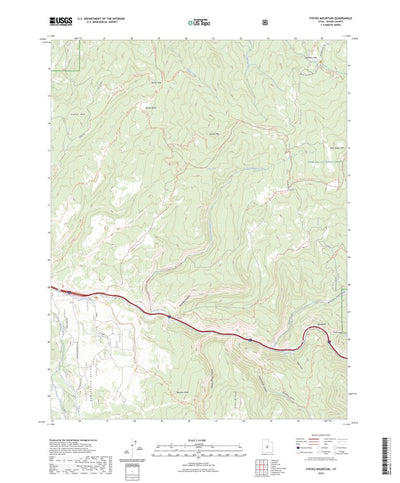 United States Geological Survey Steves Mountain, UT (2023, 24000-Scale) digital map