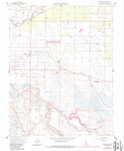United States Geological Survey Stevinson, CA (1961, 24000-Scale) digital map