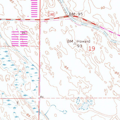 United States Geological Survey Stevinson, CA (1961, 24000-Scale) digital map