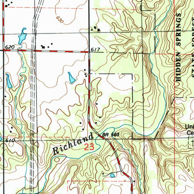 United States Geological Survey Stewardson West, IL (1998, 24000-Scale) digital map