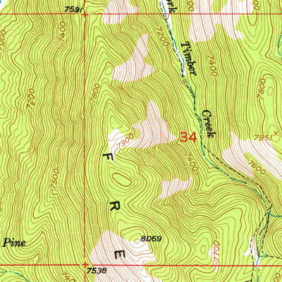 United States Geological Survey Stewart Flat, ID (1949, 24000-Scale) digital map
