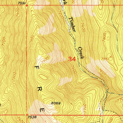United States Geological Survey Stewart Flat, ID (1951, 24000-Scale) digital map