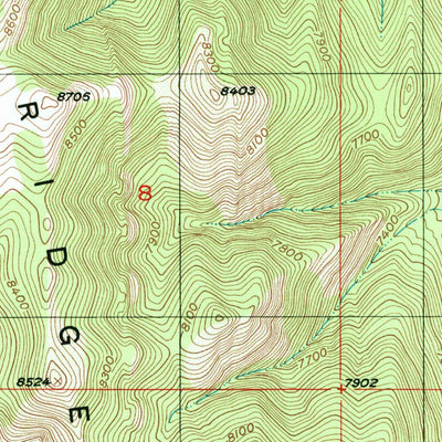 United States Geological Survey Stewart Flat, ID (1999, 24000-Scale) digital map