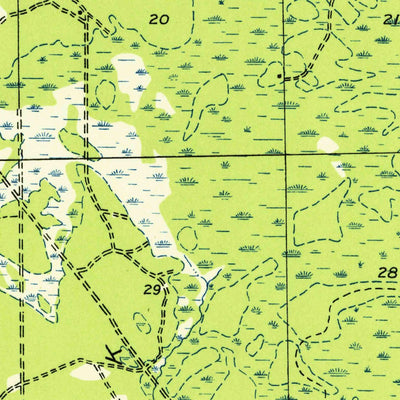 United States Geological Survey Stewart Lake, MI (1933, 31680-Scale) digital map