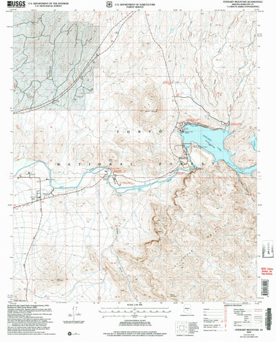 United States Geological Survey Stewart Mountain, AZ (2004, 24000-Scale) digital map