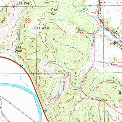 United States Geological Survey Stewart, OH (1994, 24000-Scale) digital map