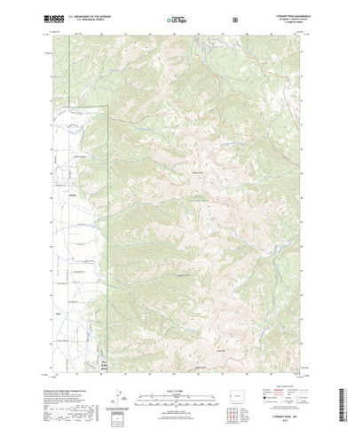 United States Geological Survey Stewart Peak, WY (2023, 24000-Scale) digital map