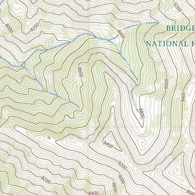 United States Geological Survey Stewart Peak, WY (2023, 24000-Scale) digital map