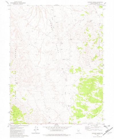 United States Geological Survey Stewart Spring, NV (1979, 24000-Scale) digital map