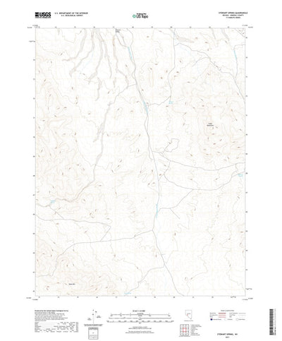 United States Geological Survey Stewart Spring, NV (2021, 24000-Scale) digital map