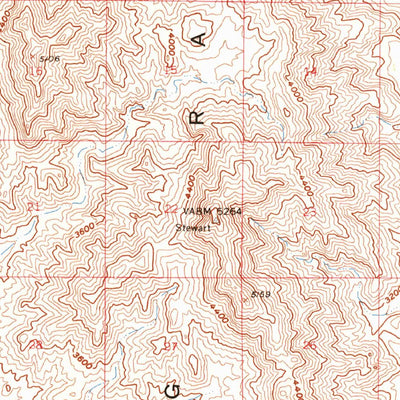 United States Geological Survey Stewart Valley, CA-NV (1958, 62500-Scale) digital map