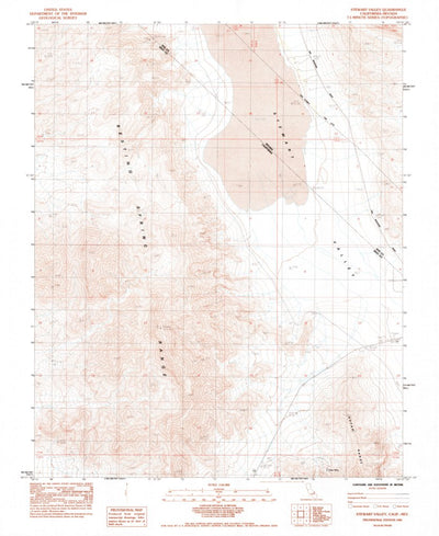 United States Geological Survey Stewart Valley, CA-NV (1984, 24000-Scale) digital map