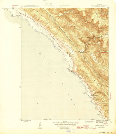 United States Geological Survey Stewarts Point, CA (1944, 31680-Scale) digital map