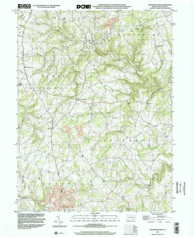 United States Geological Survey Stewartstown, PA (1999, 24000-Scale) digital map
