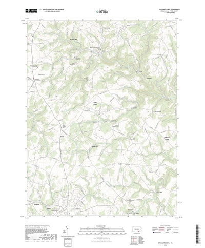 United States Geological Survey Stewartstown, PA (2023, 24000-Scale) digital map
