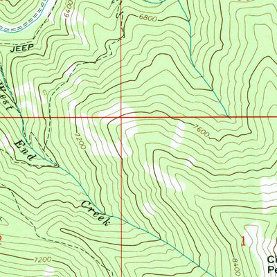 United States Geological Survey Stibnite, ID (1973, 24000-Scale) digital map