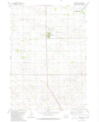 United States Geological Survey Stickney, SD (1980, 24000-Scale) digital map