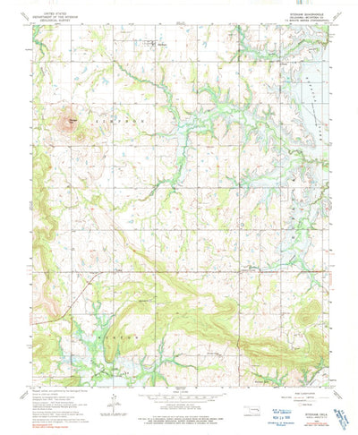 United States Geological Survey Stidham, OK (1963, 24000-Scale) digital map
