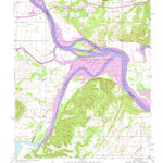United States Geological Survey Stigler NE, OK (1963, 24000-Scale) digital map
