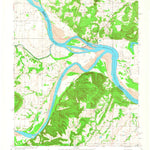 United States Geological Survey Stigler NE, OK (1964, 24000-Scale) digital map