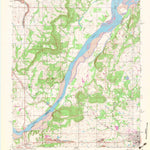 United States Geological Survey Stigler West, OK (1962, 24000-Scale) digital map